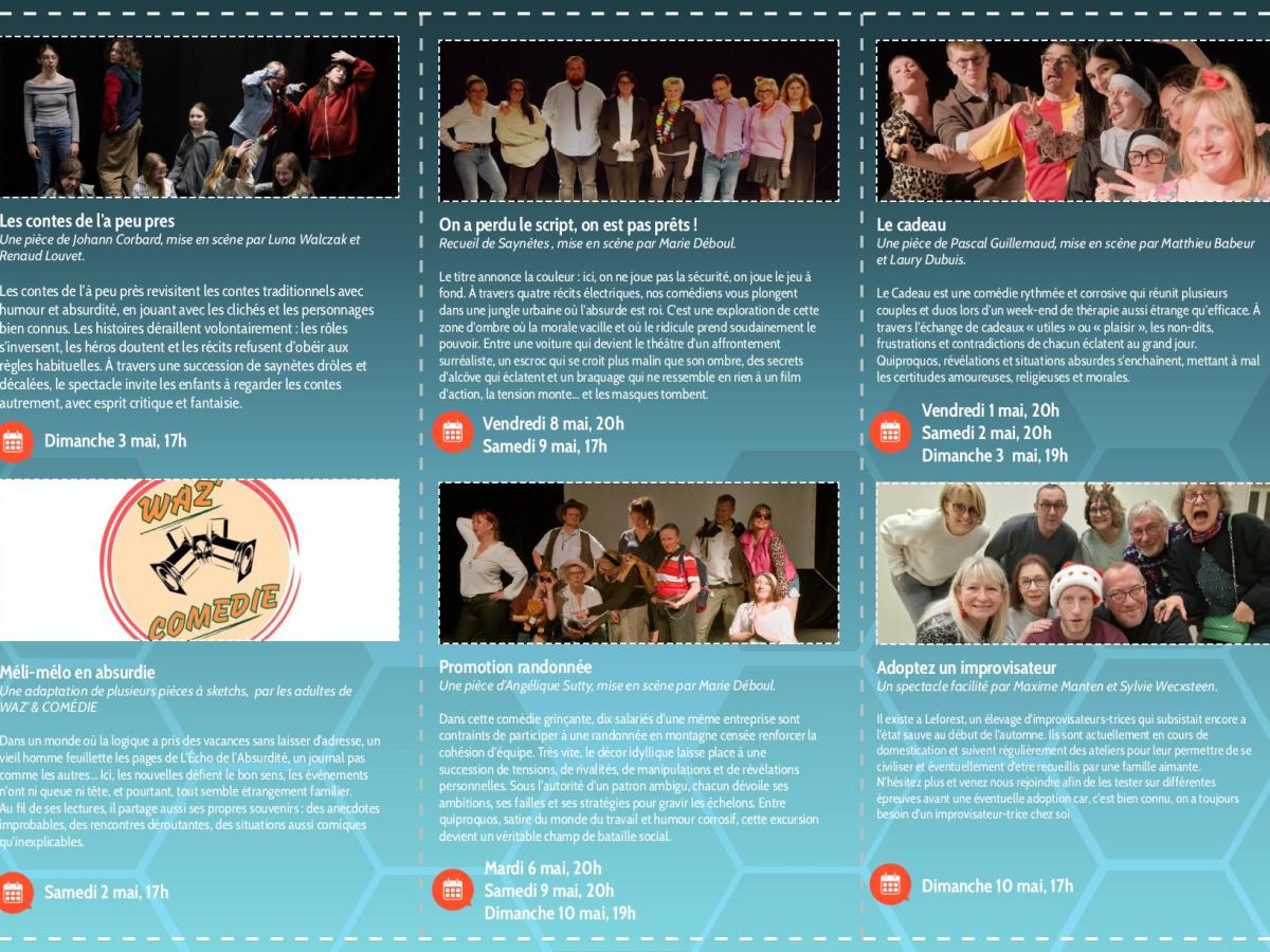 Festival de Théâtre 2026 : 10 Jours de Folie à Leforest !