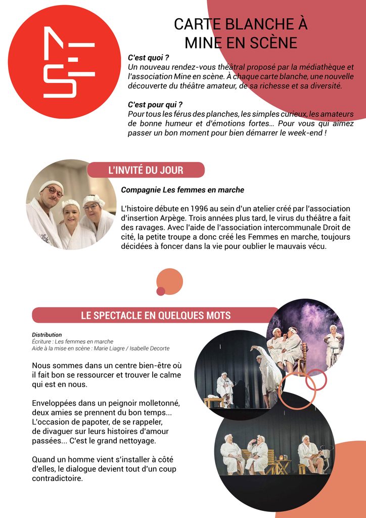 « Ah les hommes… Grrrr ! » — Carte blanche AUx femmes en marche à la médiathèque affiche carte blanche2